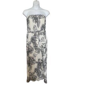 CURVY SENSE FLORAL PRINT MAXI DRESS